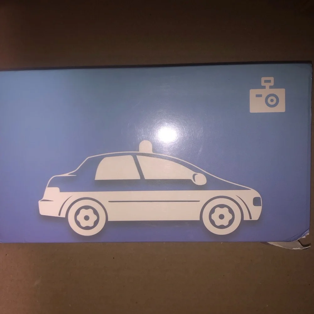 Dash cam in Blue Car Camera Open Box